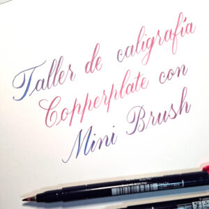 Taller presencial de Caligrafía Copperplate con mini brush