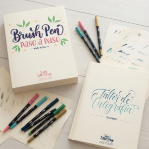 Manuales Brush pen Inicial e Intermedio